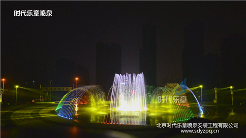 山西晉城吳王山森林公園廣場(chǎng)音樂噴泉工程